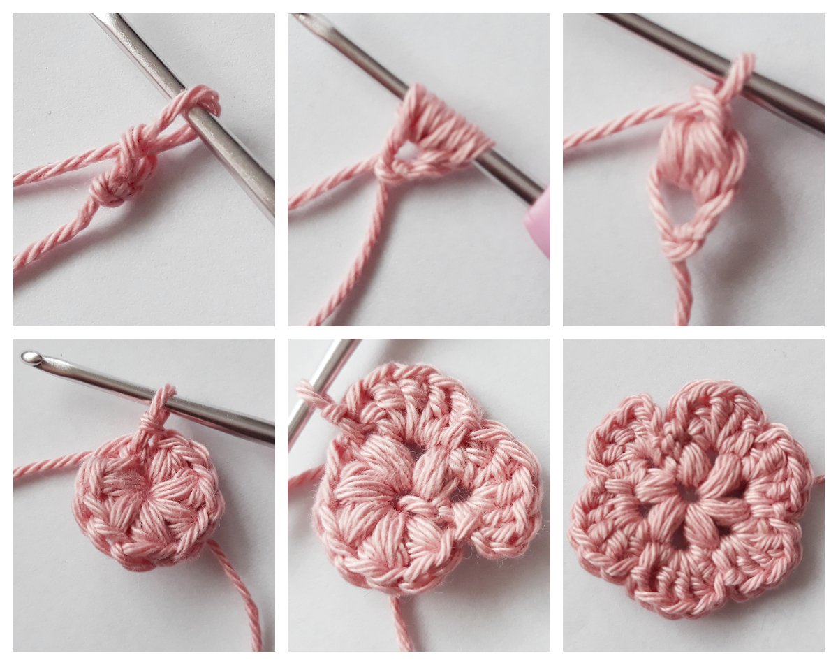 Blog-Inhaltsbild für 'Blume, kostenlose Häkelanleitung'